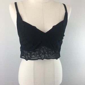 PINK Victoria Secret Black laced bralette